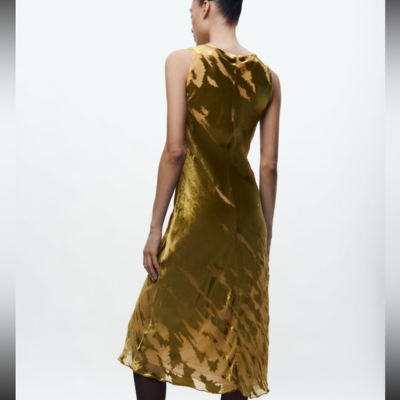 Zara velvet midi dress - Picture 8 of 16